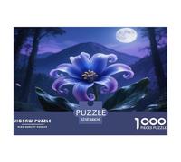 Jazmín Azul (Hyacinth) Puzzles 1000pcs Jeu Éducatif Puzzles À Pièces De Décoration Élégante Carton 100% Recyclé Jeu De pour Toute La Famille pour Adultes 38x26cm/1000pcs