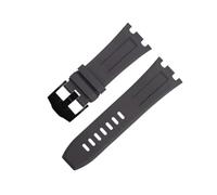 Jazoxy 28mm Nature Fluor Doux FKM Caoutchouc Bracelet AccessoiresPour Audemars Et Piguet Ceinture 15710/15703 Bracelet de Montre