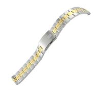 Jazoxy Bracelets de montre en acier inoxydable pour 1853 T049 T049410A Tissot PR100 Series Bracelet de montre en métal massif 19 mm, 19mm, Acétate, Pas de pierre précieuse