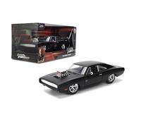 Jada Voiture miniature de collection Fast Furious F7 Doms 1970 Dodge Charger - Noir mat - Die-cast