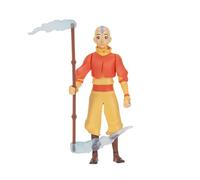 Jazwares Avatar : The Last Airbender Aang (Book One) - Figurine à l'échelle de 11,4 cm avec bâton, Effets d'air et