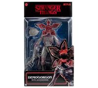 Jazwares Figurine de Collection Monde à l’Envers Demogorgon Stranger Things - Figurine hautement détaillée de 15 cm avec tête Alternative et Socle d’Exposition avec Cadre