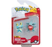 Jazwares Figurines Pokémon Bataille Gible et Froakie 5cm