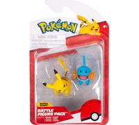 Jazwares figurines Pokémon Bataille Mudkip et Pikachu
