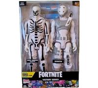 Jazwares Fortnite Duo Mode Victory Series Lot de 2 figurines articulées avec codes Motif Skull Trooper et Scratch 30 cm