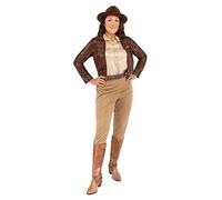 Jazwares Indiana Jones Costume classique pour femme, brun, M
