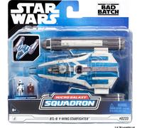 Jazwares Micro Escadron Galactique BTL Y-Wing de Star Wars™ - Véhicule de 12,5 c