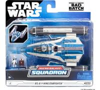 Jazwares Micro Escadron Galactique BTL Y-Wing de Star Wars™ - Véhicule de 12,5 cm avec Deux Micro Figurines Accessoires de 2,5 cm
