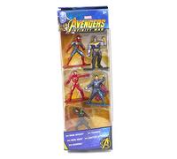 Jazwares - Nano Metalfigs - Marvel Avengers Infinity War - Pack De 5 Figurines De 4cm (Thanos, Iron Man, Iron Spider, Dr. Strange, Gamora), 99919