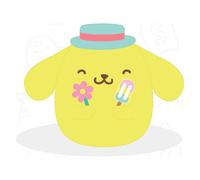 Jazwares Peluche Hello Kitty and Friends Seize the Moment Pompompurin Popsicle