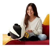 Jazwares Peluche Harry Potter Poufsouffle Badger 45,7 cm - Produit sous licence officielle Warner Brothers à partir de 2 ans