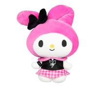 Jazwares Peluche Hello Kitty and Friends Série 2, My Melody Punks de 20,3 cm - Produit sous licence officielle Sanrio à partir de 6 ans