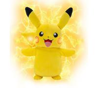 Bizak Peluche électronique Pikachu – Sons, lumières et mouvements – Jaune Enfants