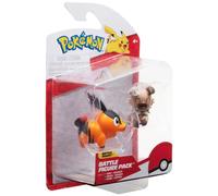 Jazwares Pokémon Battle Figure Set - Pack de 2 Floink & Wuffels - Figurines 5 cm - Poses dynamiques - A partir de 4 ans - Sous licence officielle