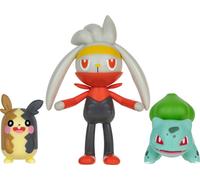 Jazwares Pokemon Battle Pawniard, Monferno et Squirtle