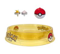 Jazwares pokémon battle spinners met stadion pikachu en mew speelset