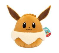 Squishmallows Pokémon Original Évoli 25,4 cm ? Ajoutez Évoli à votre équipe, animal en peluche ultra doux de taille moyenne, jouet officiel Kelly Toy en peluche