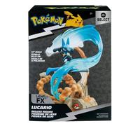 Jazwares Pokémon Select Lucario Deluxe 25ème Anniversaire Statue Illuminée