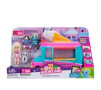 Jazwares Royale High Adopt Me ! Camion à crème glacée - Véhicule transformant avec lumières et Sons - Jeu en Ligne - Code Article virtuel Exclusif Inclus