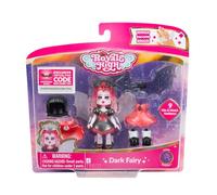 Jazwares Royale High Poupée Dark Fairy Fashion de 7,6 cm - 1 Figurine avec 9 Accessoires de Mode - Code Article virtuel Inclus - Série 1 - À partir de 5 Ans
