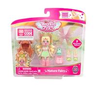 Jazwares Royale High Poupée Nature Fairy Fashion de 7,6 cm - 1 Figurine avec 9 Accessoires de Mode - Code Article virtuel Inclus - Série 1 - À partir de 5 Ans