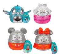 Jazwares Peluches Squishmallows Original Disney100 – 12,5 cm ultra douces Pack de 4 Officielle