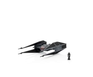Jazwares Star Wars Micro Galaxy Squadron TIE Silencieux Véhicule 5" avec Accessoire Micro Figure 1"