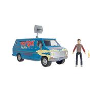Jazwares – Stranger Things WSQK Van – Ensemble : Véhicule 20,3 cm (lumières/sons) + Figurine 10,2 cm