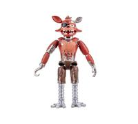 Jazwares Withered Foxy de Five Nights at Freddy’s - Figurine articulée de 12,5 cm avec Fonction Jumpscare et Yeux phosphorescents