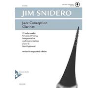 Jazz Conception for Clarinet - 21 solo etudes for jazz phrasing, interpretation and improvisation - clarinet - edition with audio download - [Language: English & German & French] - (ADV 14725)