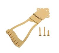 Jazz Guitar Tailpiece | Golden Bridge Replacement for Archtop Hollow Body Guitars | Well - Made Metal Tailpiece/Guitar Hardware/Instrument Accessories