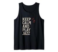Jazz Humour Keep Calm and Play Jazz Débardeur
