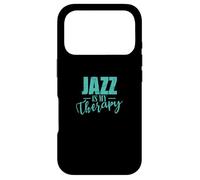 Jazz is My Therapy Music Saxophone Coque pour iPhone 17 Pro