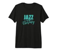 Jazz is My Therapy Music Saxophone T-Shirt Haut de Gamme