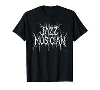 Jazz Musician But in DeathMetal Police Funny Jazz Lover T-Shirt