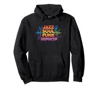 Jazz Soul Funk Hip Hop Afro-American Pride Music Lover Sweat à Capuche