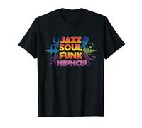 Jazz Soul Funk Hip Hop Afro-American Pride Music Lover T-Shirt