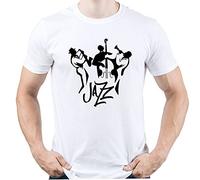 Jazz Trio Shirt Musician Tshirt Music Lover Gift Tee Love Jazz Homme T-Shirt Blanc XXL