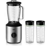Jb 3272 Si Powerblend 3 Mixeur Avec 2 Bouteilles Smothie2Go Bol En Verre Pour Ingrédients Chauds Et Froids 1,5 L