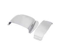 JB Bass Guitar Pickup & Bridge Cover Set | Zinc Alloy Plate Covers for Sound Preservation/Stage Performance/Practice | Easy Install, Sturdy Upgrade (Silver)