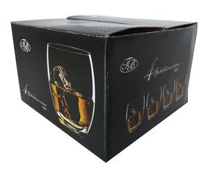 JB Coffret De 4 Verrres A Eau Ou Wisky Mojito, Verre Souflé, Verre Degustation H. 9.5cm - 44cl