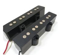 JB Lot de micros pour basse (manche 92/chevalet 95) - Micros à 4 cordes magnétiques en céramique pour guitare basse électrique - Options de couverture ouverte/fermée (extrémité ouverte)