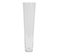 JB Vase Transparent Conique H.60 en Verre - décoration intérieur