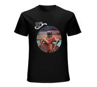 JBBKZ disc 10Cc Deceptive Bends Men's Round Neck T-Shirt Black L