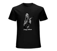 JBBKZ disc Gregg Allman Men's T-Shirt Feel Soft Black S