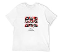 JBBKZ disc Men's 100% Cotton O-Neck Men Persona 5 - Phantom Thieves - Persona 5 Men T-Shirts White 3XL