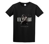 JBBKZ disc Men's Beth Hart World Tour Concerts T-Shirts Black M