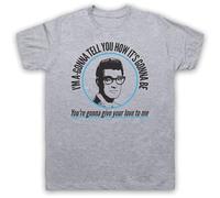 JBBKZ disc Men's Buddy Holly Men T-Shirts Grey 3XL