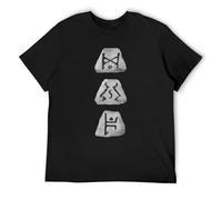 JBBKZ disc Men's Diablo 2 Replica Runeword Enigma Tshirt Black XL
