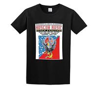JBBKZ disc Men's Moscow Music Peace Festival USSR Poster Retro Vintage Hipster 977 Cotton T Shirt Black L